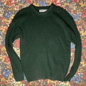 Green Vintage Knit Sweater